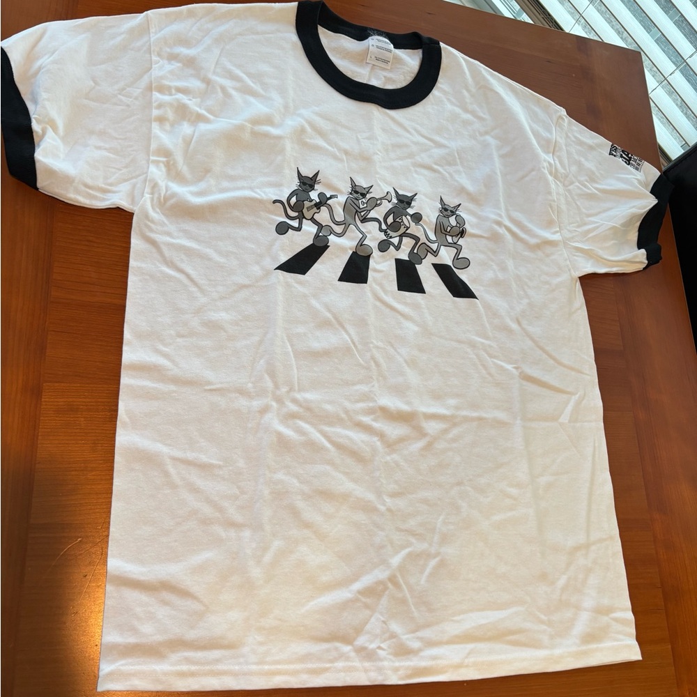 Vtg Festival International De Jazz De Montreal Abby Road Cats Single Stitch Lrg